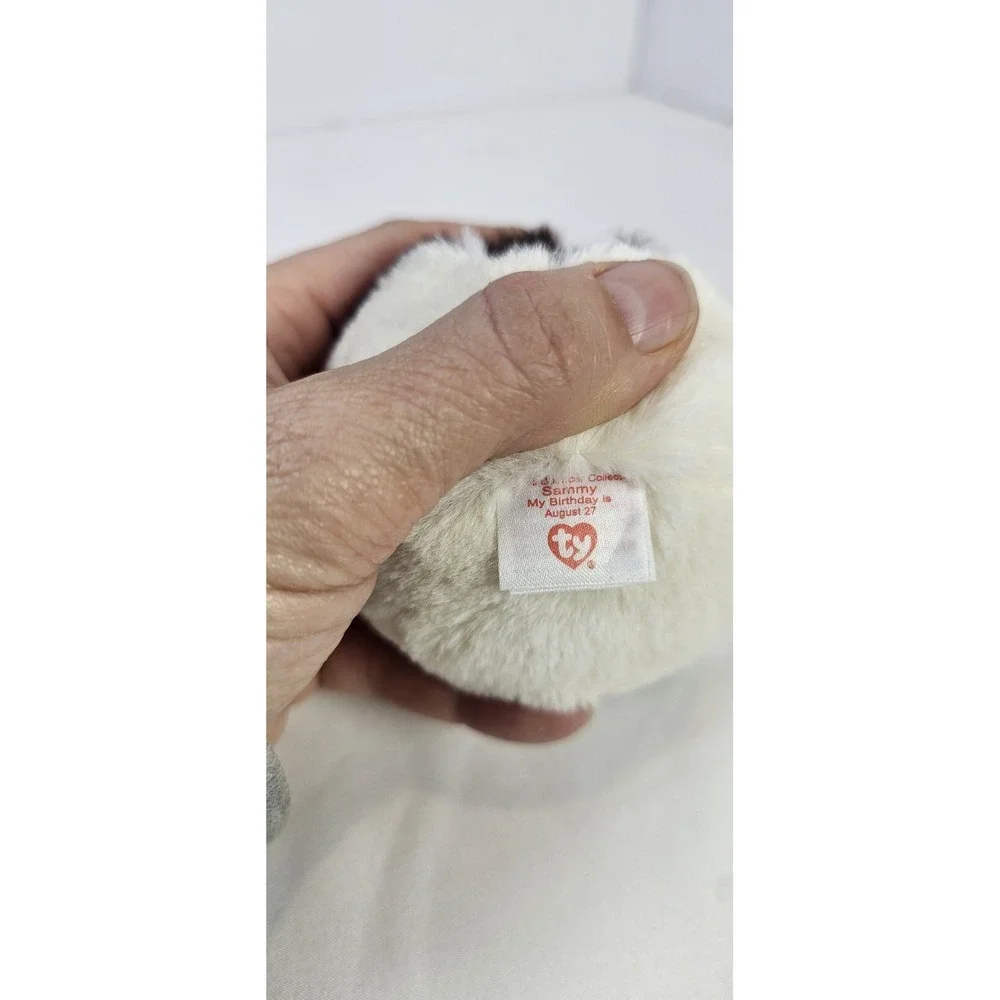 TY Beanie Bouncers -‎ SAMMY the Siamese Cat [3 inch] - Bouncy Toy Ball